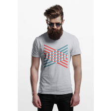 D&B Férfi/Unisex Póló ST00008 Abstrakt Szürke-Méret L férfi póló