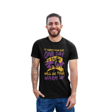 D&B Férfi/Unisex Póló ST00016 One Day Fekete-Méret 3XL férfi póló