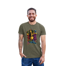  D&B Férfi/Unisex Póló ST00025 Xtreme Katonai zöld -Méret 4XL