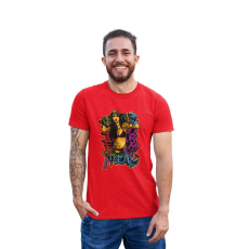  D&B Férfi/Unisex Póló ST00025 Xtreme Piros-Méret 5XL
