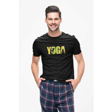 D&B Férfi/Unisex Póló ST00029 Yoga Fekete-Méret 2XL férfi póló