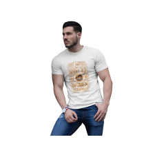 D&B Férfi/Unisex Póló ST00031 Whisky Old Fehér-Méret L férfi póló