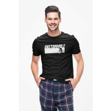 D&B Férfi/Unisex Póló ST00034 Unstoppable Fekete-Méret S férfi póló