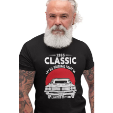  D&B Férfi/Unisex Póló ST00045 Classic Car Fekete-Méret 3XL