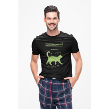 D&B Férfi/Unisex Póló ST00051 Útmutató Fekete-Méret L férfi póló