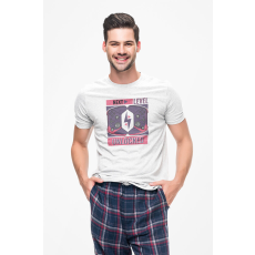  D&B Férfi/Unisex Póló ST00061 Next Level Fehér-Méret XL