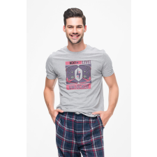 D&B Férfi/Unisex Póló ST00061 Next Level Szürke-Méret M férfi póló