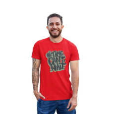  D&B Férfi/Unisex Póló ST00067 Time Piros-Méret M