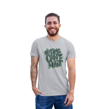 D&B Férfi/Unisex Póló ST00067 Time Szürke-Méret XL férfi póló