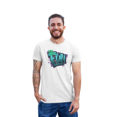  D&B Férfi/Unisex Póló ST00068 Fun Fehér-Méret 4XL
