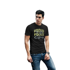  D&B Férfi/Unisex Póló ST00071 Police Fekete-Méret 4XL