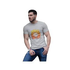  D&B Férfi/Unisex Póló ST00074 Homies Szürke-Méret M
