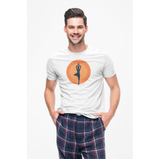 D&B Férfi/Unisex Póló ST00077 Yoga Fehér-Méret 5XL férfi póló