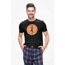 D&B Férfi/Unisex Póló ST00077 Yoga Fekete-Méret 3XL férfi póló