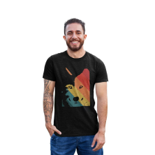 D&B Férfi/Unisex Póló ST00086 Husky Fekete-Méret M férfi póló