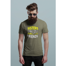 D&B Férfi/Unisex Póló ST00107 Sisters Katonai zöld -Méret 2XL férfi póló