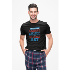  D&amp;B Férfi/Unisex Póló ST00114 Basebal Fekete-Méret L férfi póló