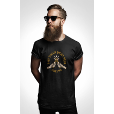 D&B Férfi/Unisex Póló ST00131 Beer Fekete-Méret 4XL férfi póló