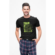 D&B Férfi/Unisex Póló ST00161 Athlete Fekete-Méret 5XL férfi póló