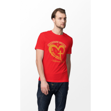 D&B Férfi/Unisex Póló ST00185 Jesus Piros-Méret M férfi póló