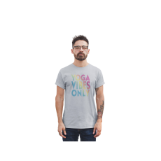  D&B Férfi/Unisex Póló ST00189 Yoga Szürke-Méret 4XL
