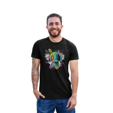 D&B Férfi/Unisex Póló ST00193 Bunny Fekete-Méret 5XL férfi póló
