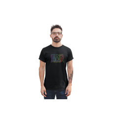  D&B Férfi/Unisex Póló ST00200 Gamer Fekete-Méret S