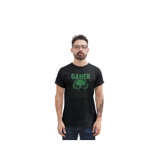D&B Férfi/Unisex Póló ST00202 Gamer Fekete-Méret 3XL férfi póló