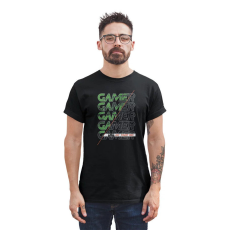  D&B Férfi/Unisex Póló ST00203 Gamer Fekete-Méret 3XL