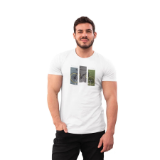 D&B Férfi/Unisex Póló ST00212 Moment Fehér-Méret XL férfi póló