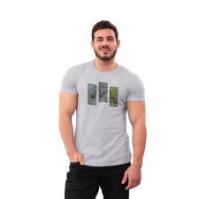  D&amp;B Férfi/Unisex Póló ST00212 Moment Szürke-Méret M férfi póló