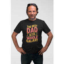D&B Férfi/Unisex Póló ST00221 Best Dad Fekete-Méret 3XL ajándéktárgy