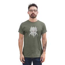 D&B Férfi/Unisex Póló ST00231 Hidra Katonai zöld-Méret M férfi póló