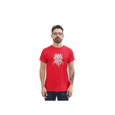D&B Férfi/Unisex Póló ST00231 Hidra Piros-Méret XL férfi póló