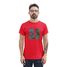D&B Férfi/Unisex Póló ST00234 Deer Goat Piros-Méret 3XL férfi póló