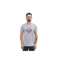  D&B Férfi/Unisex Póló ST00236 Destiny Szürke-Méret XL