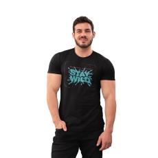  D&B Férfi/Unisex Póló ST00237 Stay Wild Fekete-Méret XL
