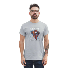 D&B Férfi/Unisex Póló ST00238 New Discoveries Szürke-Méret 5XL férfi póló