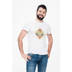  D&B Férfi/Unisex Póló ST00250 Halloween Fehér-Méret XL