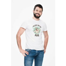 D&B Férfi/Unisex Póló ST00251 Halloween Fehér-Méret 4XL férfi póló