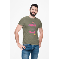 D&B Férfi/Unisex Póló ST00254 Halloween Katonai zöld-Méret 5XL férfi póló