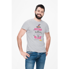 D&B Férfi/Unisex Póló ST00254 Halloween Szürke-Méret 4XL férfi póló
