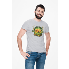 D&B Férfi/Unisex Póló ST00256 Halloween Szürke-Méret 5XL ajándéktárgy