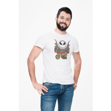 D&B Férfi/Unisex Póló ST00262 Halloween Fehér-Méret 2XL férfi póló