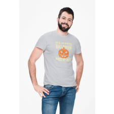 D&B Férfi/Unisex Póló ST00263 Halloween Szürke-Méret 2XL férfi póló