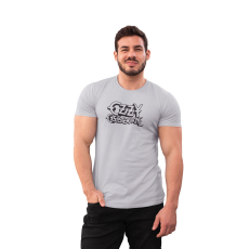  D&B Férfi/Unisex Póló ZN00006 Ozzy  Szürke-Méret 2XL