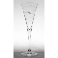 D&D Üveg pohár swarovski dísszel koktél 200ml S/6 dekoráció