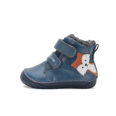 D.D.Step Barefoot fiú bélelt kisrókás cipő 20-25
