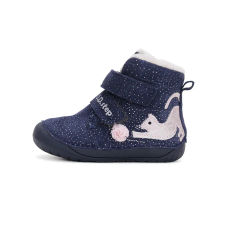 D.D. Step barefoot munkagépes bélelt bokacsizma - W070-42154A gyerek csizma, bakancs