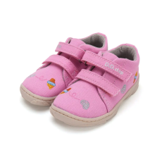 D.D. Step Barefoot vízlepergetős vászoncipő szívecskés, fagyis (20-25 méret) C077-51663C (21)